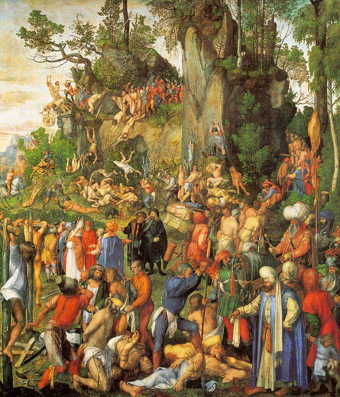 Albrecht Durer Martyrdom of the Ten Thousand Spain oil painting art